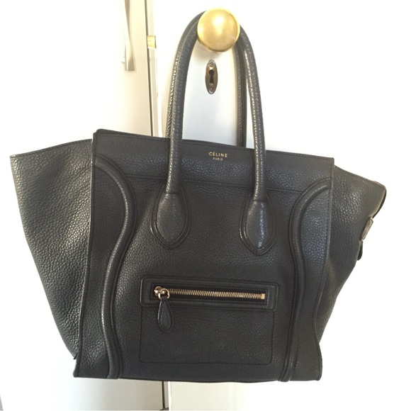 Celine Large Luggage Bag Pebbled Leather - Picture 1 of 7